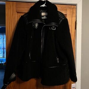 Michael Kors Black Teddy Jacket